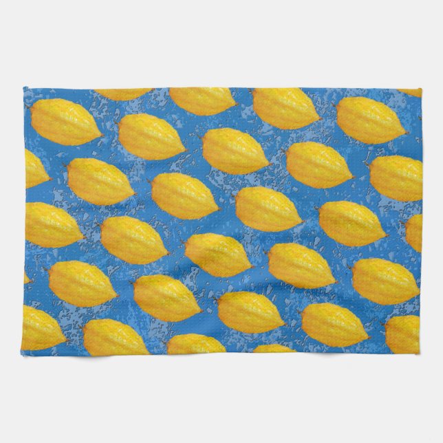 Linge De Cuisine Etrogs pour Sukkot (Horizontal)