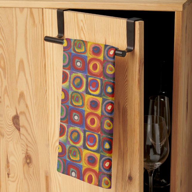 Linge De Cuisine Étude de couleur - Wassily Kandinsky (Pliage en tiers)
