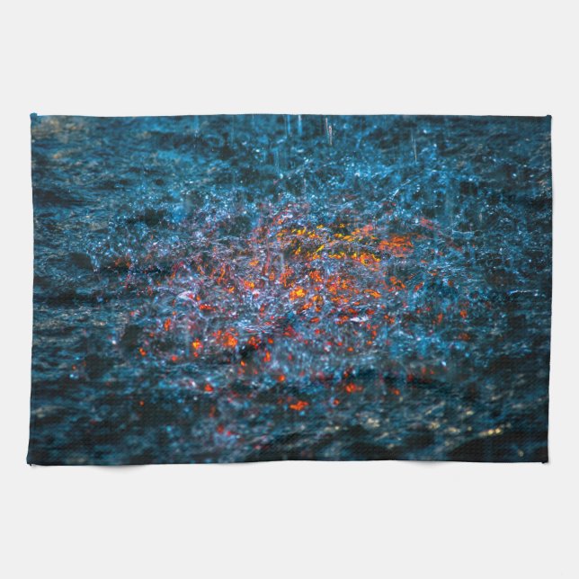 Linge De Cuisine Étude En Aquarelle - Orange (Horizontal)
