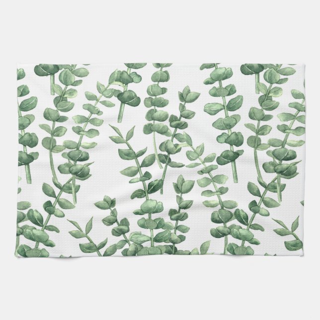 Linge De Cuisine Eucalyptus 1 (Horizontal)