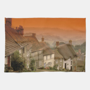 Linge De Cuisine Europe, Angleterre, Dorset, Shaftesbury. Colline d