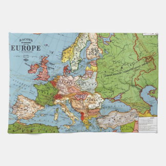 Linge De Cuisine Europe vintage Carte générale du XXe siècle