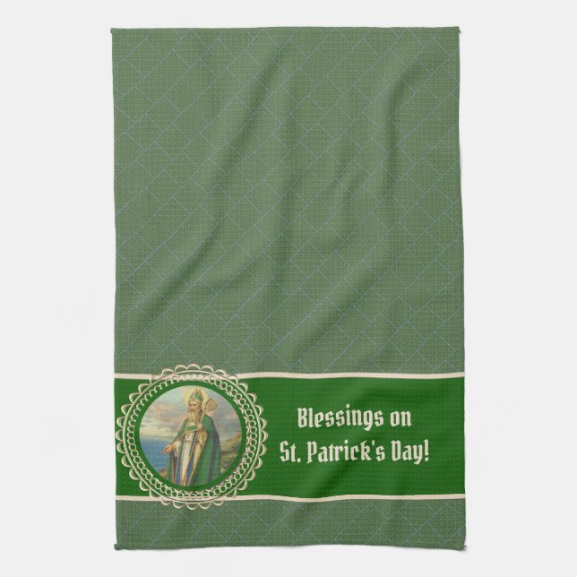 Linge De Cuisine Évêque Irish Blessing Religious de St Patrick (Vertical)
