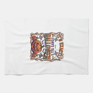 Linge De Cuisine Exactement Jours Avant Halloween Citrouille Chauve