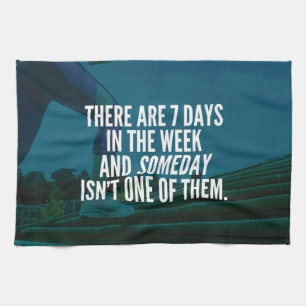 Linge De Cuisine Exécution de l'exercice Motivational Words