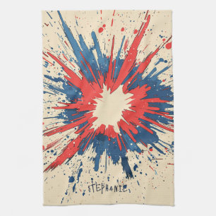 Linge De Cuisine Explosion d'art pop de style comique (5)