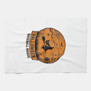 Linge De Cuisine Fabricant de baseball Halloween Sorcière volante L
