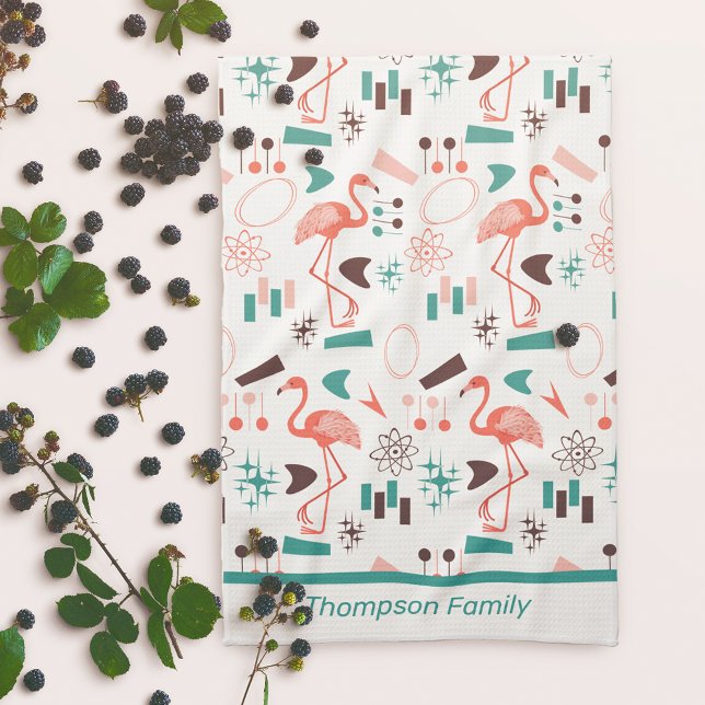 Linge De Cuisine Fabulous Cinquante Flamants roses (Créateur téléchargé)