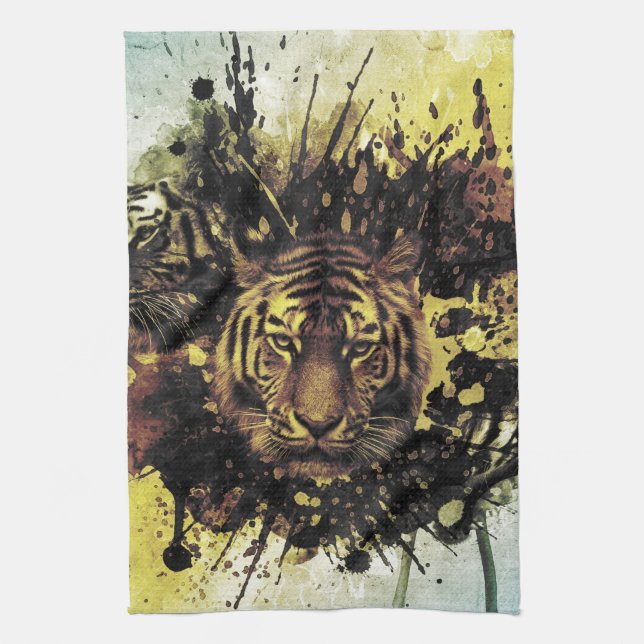 Linge De Cuisine face de lion (Vertical)
