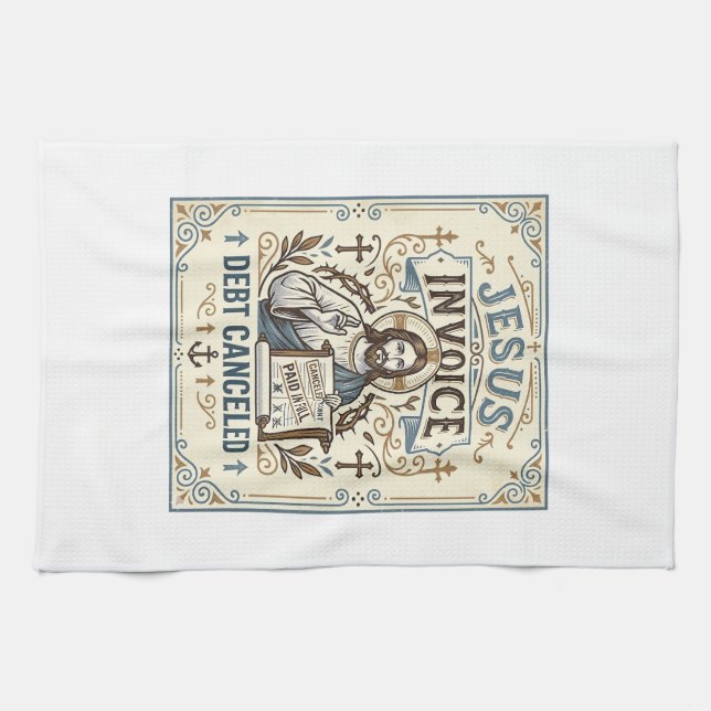 Linge De Cuisine Facture Jésus Dette Annulée Facture Jésus Dette Pe (Horizontal)