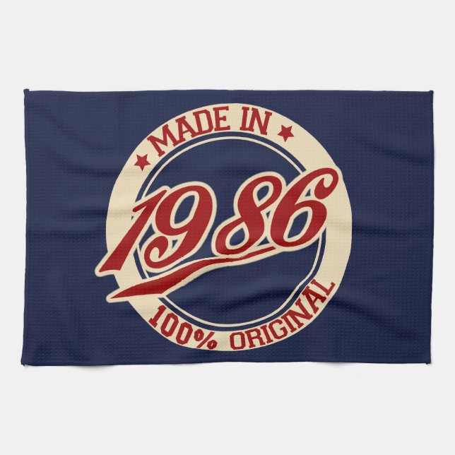 Linge De Cuisine Fait En 1986 (Horizontal)