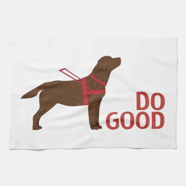 Linge De Cuisine Faites le bien - Service Dog - Laboratoire de choc (Horizontal)