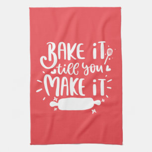 Linge De Cuisine Faites-le jusqu'à ce que vous y arriviez Lettering