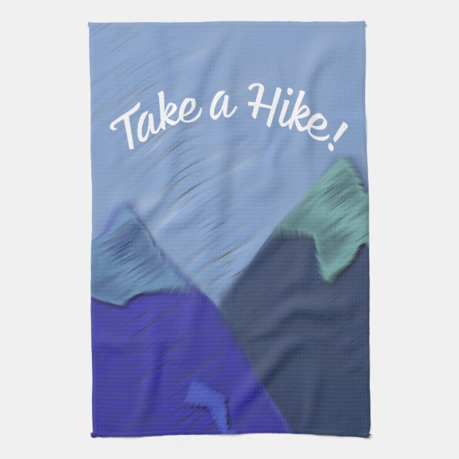 Linge De Cuisine Faites une randonnée pédestre au sommet d'une mont (Vertical)