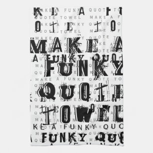 Linge De Cuisine Faites votre propre devis Funky Personnalisé   Bla