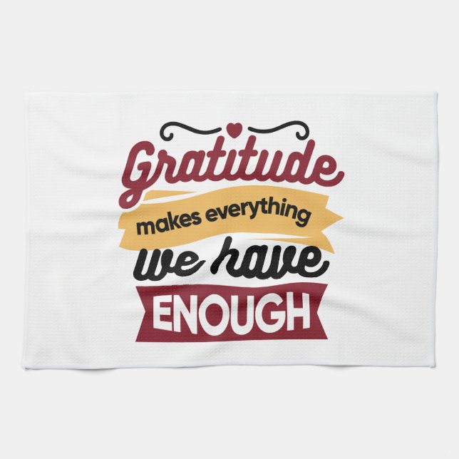 Linge De Cuisine Faith and Gratitude Artwork – Uplifting Christian  (Horizontal)