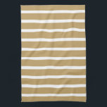 Linge De Cuisine Fallow Neutral Stripes<br><div class="desc">Motifs à bandes horizontales dans une palette de couleurs chaudes et neutres.</div>