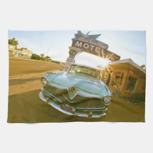 Linge De Cuisine Fameux motel Blue Swallow sur la route 66