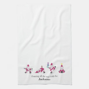 Linge De Cuisine Famille de Yogi Yoga Père Noël