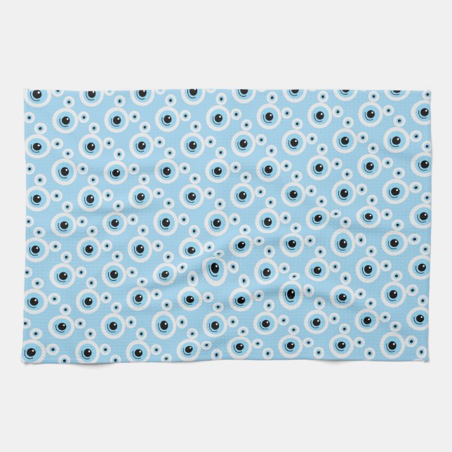Linge De Cuisine Fantaisie face d'ours blanc (Horizontal)