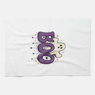Linge De Cuisine Fantôme d'Halloween Rigolo Araignée Vintage_1