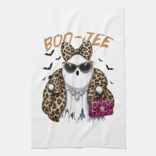 Linge De Cuisine Fantôme Léopard Coquette Boo-JEE Halloween