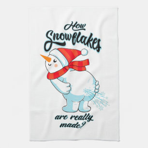 Linge De Cuisine Farer Snowman Comment Les Snowflakes Sont Vraiment