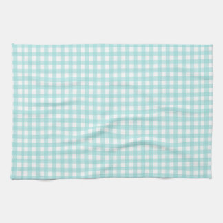 Linge De Cuisine Faye et Lauren Aqua Blue Gingham 1