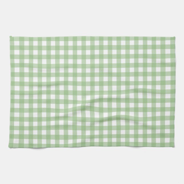 Linge De Cuisine FayeandLauren Green Classic Buffalo Plaid Motif (Horizontal)