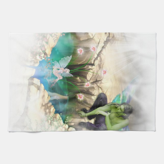 Linge De Cuisine Féerie en Elven Pond Vignette (Horizontal)