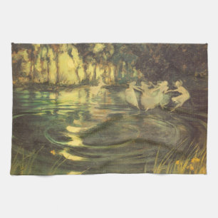 Linge De Cuisine Fées en tourbillon par Arthur Black, Danse de fées
