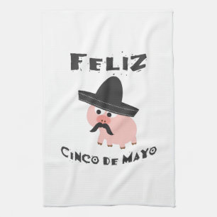 Linge De Cuisine Feliz Cinco De Mayo - porc