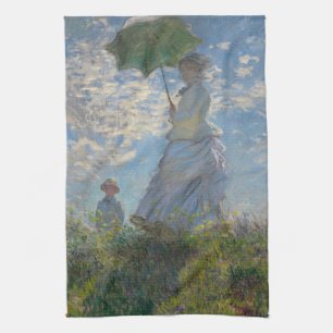 Linge De Cuisine Femme au parasol - Madame Monet et son fils