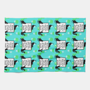 Linge De Cuisine Femme et chats feront ce qu'ils veulent