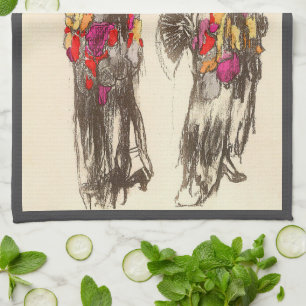 Linge De Cuisine Femmes vintages de mode avec robes de printemps