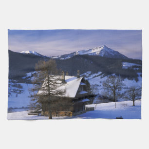 Linge De Cuisine Ferme et mont Rigi et Pilatus,