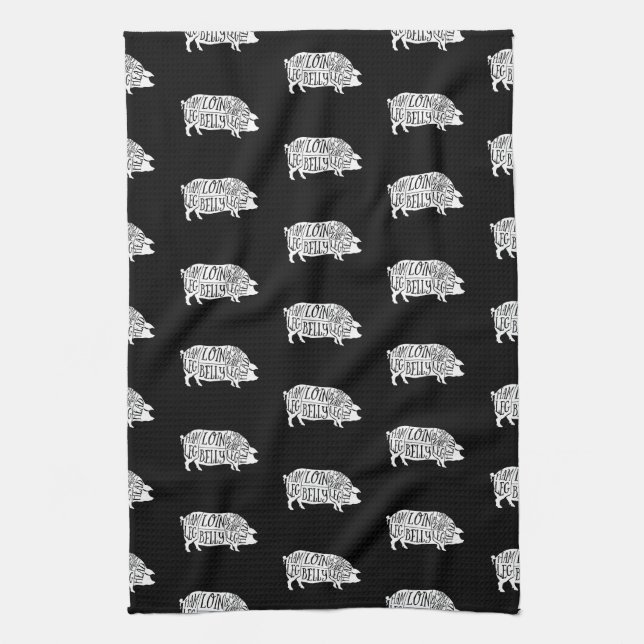 Linge De Cuisine fermier charcuterie de porc charcuterie art petit  (Vertical)