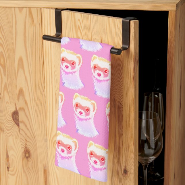 Linge De Cuisine Ferret Sassy Aux Couleurs Arc-En-Ciel (Pliage en tiers)