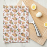 Linge De Cuisine Festif Maison en pain d'épices Motif Noël blanc<br><div class="desc">Ajoutez un accent festif à votre cuisine avec cette serviette de cuisine de vacances. Il présente un motif de Noël aquarelle d'une maison de pain d'épices festive décorée de sucres de canne, menthe poivrée, bonbons et plus encore. Cette serviette de cuisine de Noël sera parfaite comme cadeau de Noël. Des...</div>