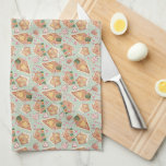 Linge De Cuisine Festif pain d'épices Maison Motif Mint Noël<br><div class="desc">Ajoutez un accent festif à votre cuisine avec cette serviette de cuisine de vacances. Il présente un motif de Noël aquarelle d'une maison de pain d'épices festive décorée de sucres de canne, menthe poivrée, bonbons et plus encore. Cette serviette de cuisine de Noël sera parfaite comme cadeau de Noël. Des...</div>