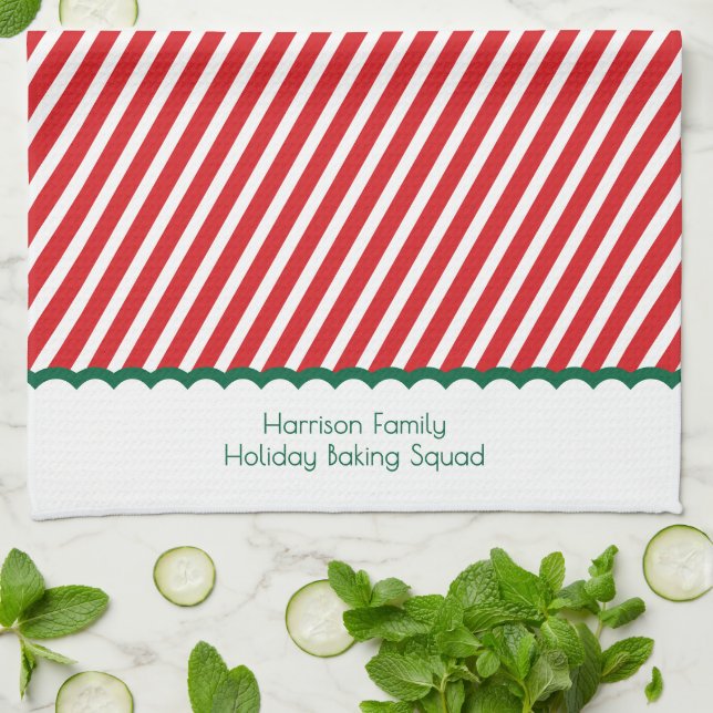 Linge De Cuisine Festive Christmas Family Holiday Baking Squad (Plié)
