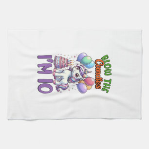 Linge De Cuisine Fête d'anniversaire de 10 ans de Licorne Enfants G