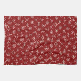 Linge De Cuisine Fête de Noël des Snowflakes
