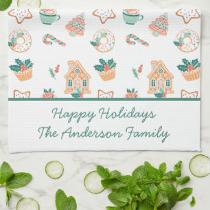 Linge De Cuisine Fête de Noël Whimsical