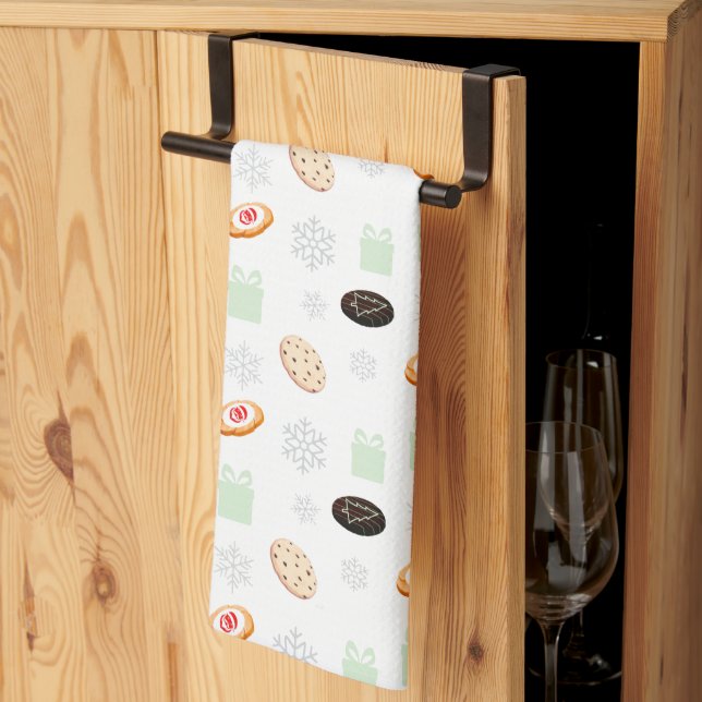Linge De Cuisine Fête d'échange de biscuits (Pliage en tiers)