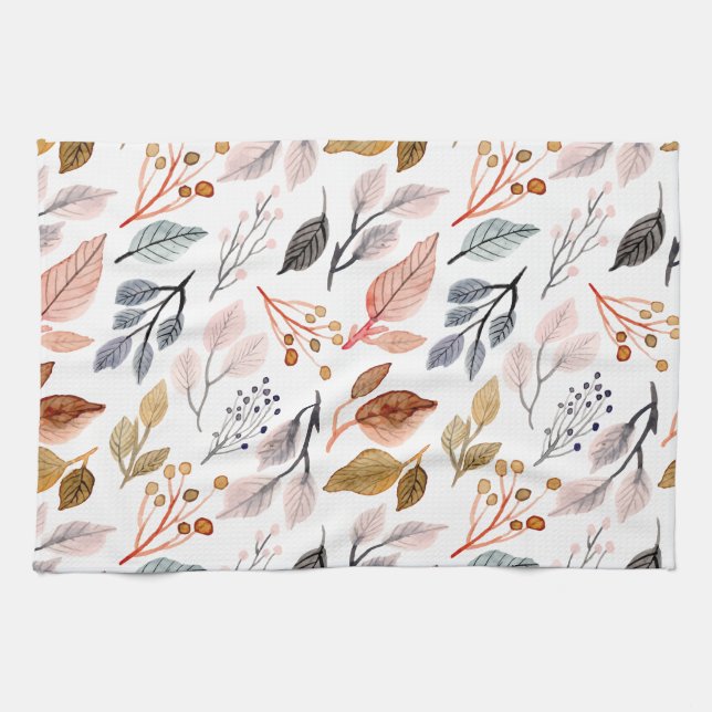 Linge De Cuisine feuille d'arbre (Horizontal)