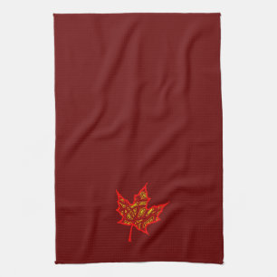 Linge De Cuisine Feuille de feu