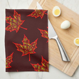 Linge De Cuisine Feuille de feu