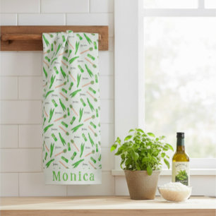 Linge De Cuisine Feuille de pandan personnalisée