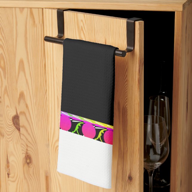 Linge De Cuisine Feuille embellie  (Pliage en tiers)